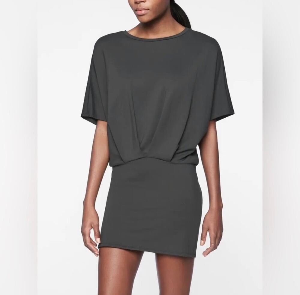 Athleta Pronto Pleated Dress